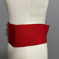 The Limited Genuine Leather Red Wide Stretch Belt Sz-Medium