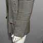 Country Shop Casual Plaid 100% Linen 3 Button Blazer Sz-12