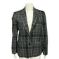 Chadwicks Green Plaid Wool Blend Blazer Sz-12
