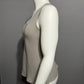 Eileen Fisher Ecru Silk Tank Camisole Sleeveless Top Sz-Large