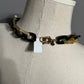 J. Crew Tan & Black Square Linked Necklace Sz-One Size