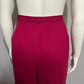 Talbots Cranberry 100% Wool High Waisted Career Pants Sz-16