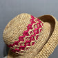 Sun N Sand Handmade Packable Crushable Pink Tan Sun Hat Sz-One Size