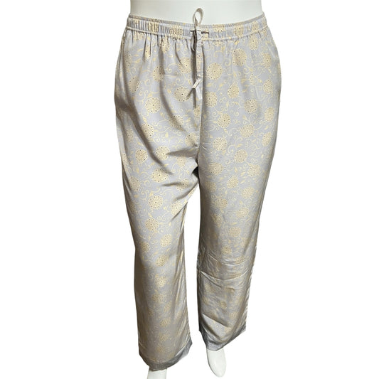 CW Women’s 100% Silk Drawsting Trouser Pants Sz-16/18