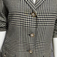 Country Shop Casual Plaid 100% Linen 3 Button Blazer Sz-12