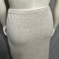 Tweeds Womens Linen Cotton Ponte Knit MIDI Fitted Skirt Sz-XL