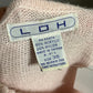 Vintage L.O.H Light Pink Beaded Embellished Sweater Sz-Medium