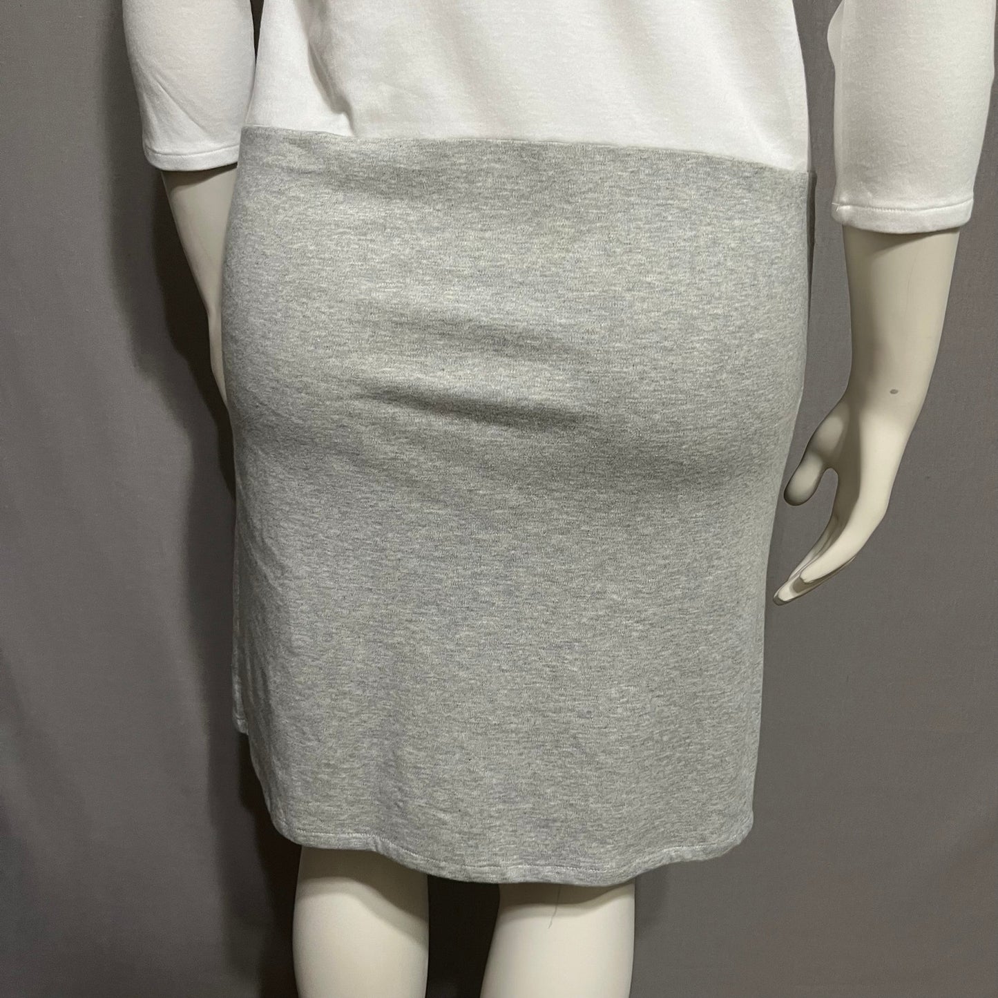 Joan Vass 100% Cotton Lightweight 3/4 Sleeve Sweater Dress Sz-Medium