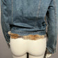 Sisters 100% Cotton Denim & Fur Collar Jacket Sz-Medium