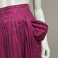 Liz Sport Vintage Pink Geometric Rayon Print Maxi Skirt Sz-8 (Small)