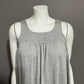 Philosophy Gray Pleated Flowy Knit Casual Summer Dress Sz-Small