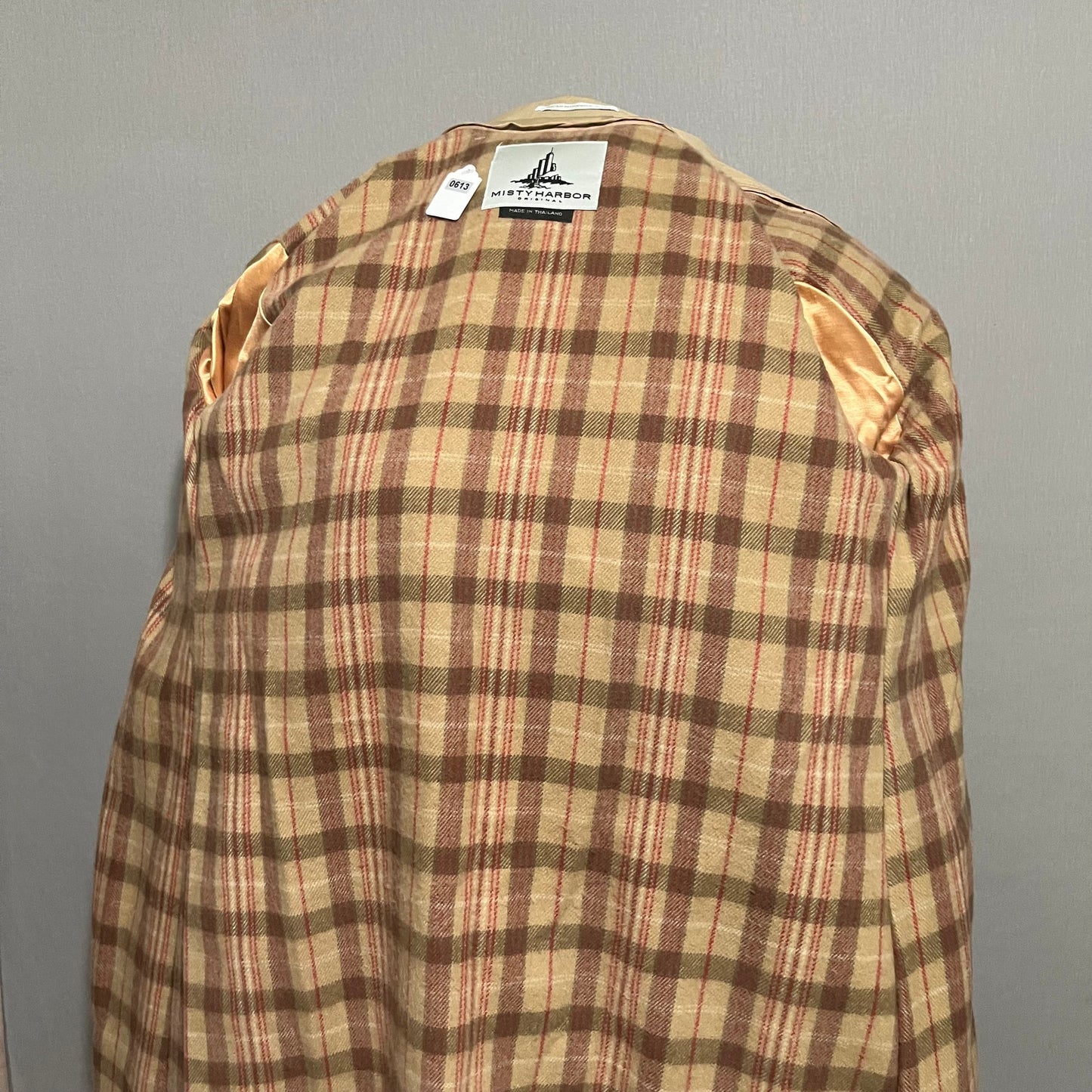 Misty Harbor Cotton Blend Double Breasted Tan Trench Jacket Sz-14 Petite