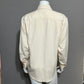 Corbin Collection 100% Silk Cream Button Front Casual Shirt Sz 4