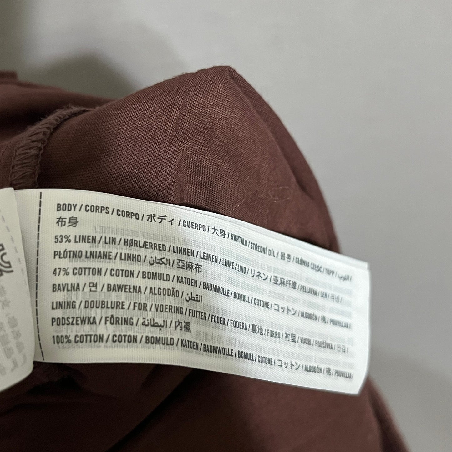 Abercrombie & Fitch Chocolate Flared Women’s Linen Cotton Shorts Sz-Medium