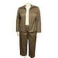 Evan Picone Brown Striped 2Pc Jacket & Pant Casual Set Sz-14W