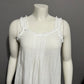 Rachel Ashwell White 100% Cotton Ruffle Nightgown Sz-Medium