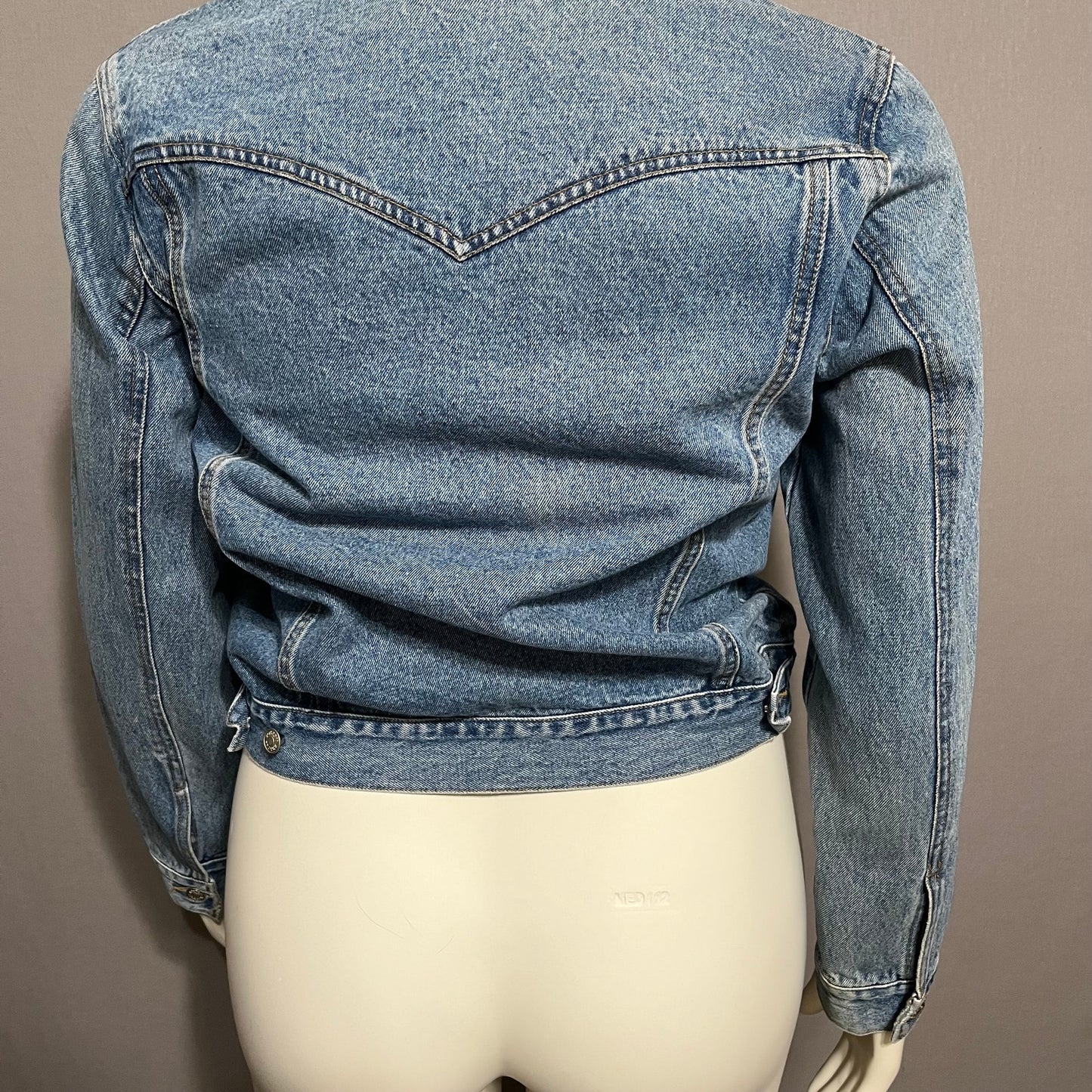 Boston Proper Denim 100% Cotton Cropped Jacket Sz-12