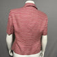 Rickie Freeman Teri Jon 100% Linen Red Striped Blazer Sz-14 (Large)