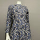 Vintage Michelle Stuart Dark Floral Romantic Long Sleeve Dress Sz-XS Petite