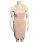 Calvin Klein Pink Scuba Cocktail Asymmetrical Sheath Dress Sz-10