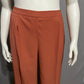 Bar lll Rust Orange Flowy Trouser Dressy Pants Sz-12