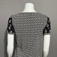 J. Crew Knit Geometric T-Shirt 100% Cotton T-Shirt Sz-Small