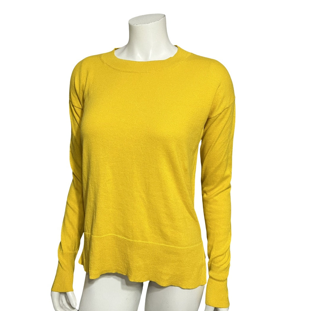 Gap Mustard Crewneck Long Sleeve Sweater Sz-XS