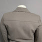 Vintage Georgiou Studio 100% Wool Taupe Cropped 3 Button Blazer Sz-14-XL