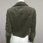 Olive Green Corduroy 100% Cotton Olive Green Cropped Jacket Sz-Small