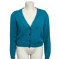 Vintage OBR Lambswool Rabbit Hair Cropped Sweater Cardigan Sz-Small
