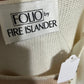 Vintage Folio 100% Cotton Cream Lightweight Short Sleeve Sweater Sz-Medium