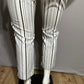 Worthington Black Striped Cotton Blend Capri Pants Sz-16