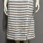 J.Jill Striped Elastic Waist 100% Linen Midi Skirt Sz-Medium Petite