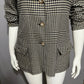 Country Shop Casual Plaid 100% Linen 3 Button Blazer Sz-12