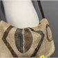 I Know Hope Brown Crossbody Market Burlap Bag