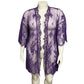 Avid Love Purple Lace Lingerie Robe Sz-2X