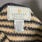 Express Tricot Women’s Cotton Ramie Striped Vest Sz-Large