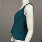 Jones New York Teal Sleeveless Shell Wool Vest Sz-12/ Medium