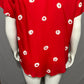 California Krush Cherry Red 100% Rayon Shirt Size Medium