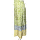 Newport News Green Color-block With Sequins Boho Maxi Skirt Sz-Medium