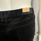 Eddie Bauer Women’s Black Velvet Cotton Flared Pants Sz-14
