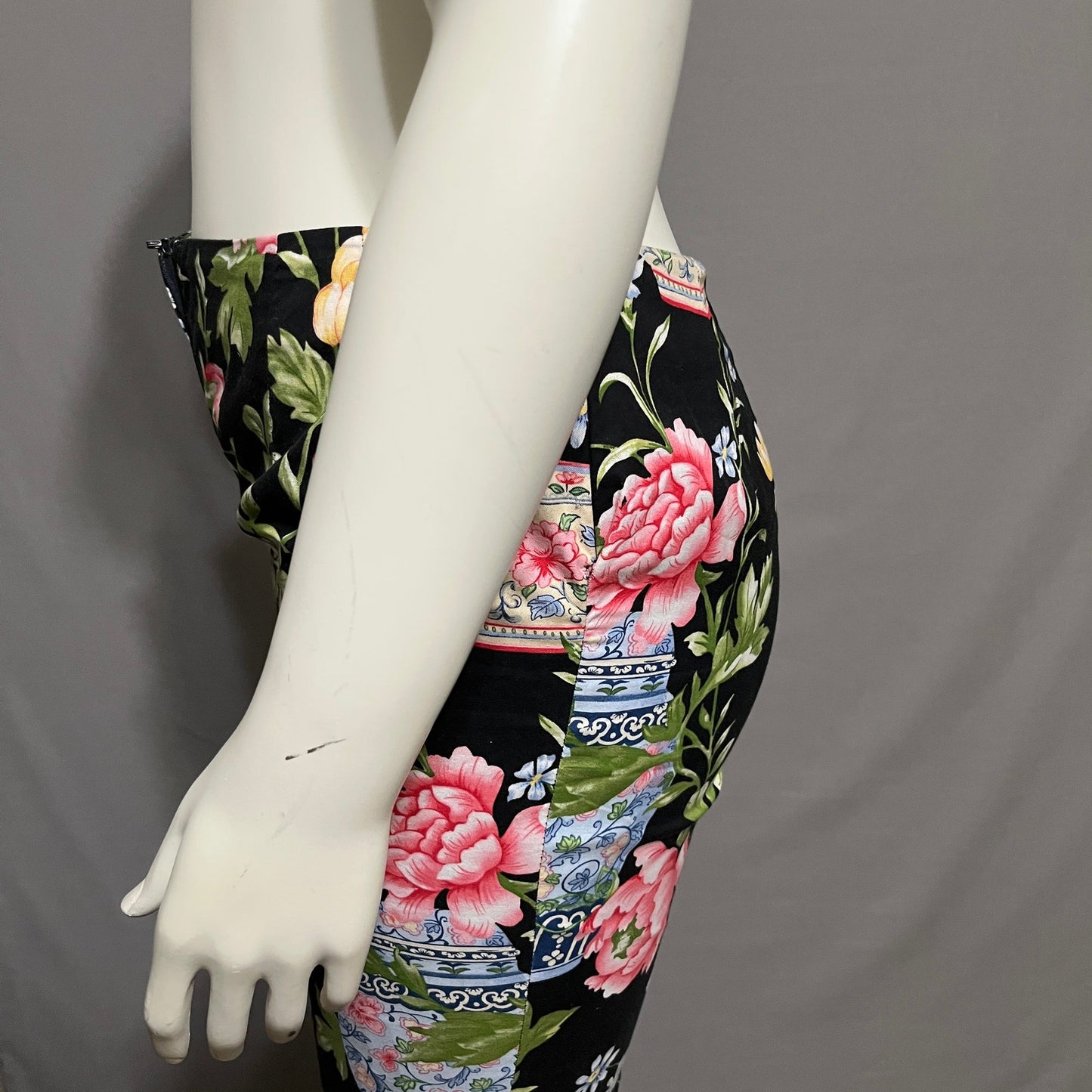 Talbots Petites Women’s Floral Cotton Capri Pants Sz-6/8