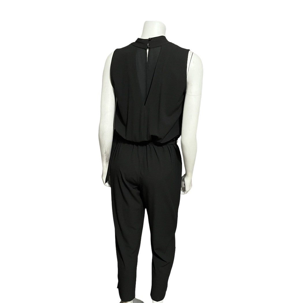 Banana Republic Black Sleeveless Jumpsuit Sz-6