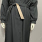 Yves Venet Canadian Black Tan Raincoat Trench Jacket Sz-XL