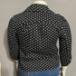 Studio Works Women Cotton Lightweight Jacket Polka Dot Sz-XL Petite