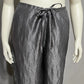 DKNY Women’s Silver Linen Blend Drawsting Casual Pants Sz-Large