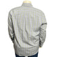 Alan Flusser Men’s XL Window Pane Button Up Blue Green Long Sleeve