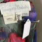 Vintage Georgette Trabolsi Floral Pink Purple Sheer Robe Sz-Small/Medium