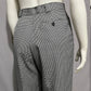 Bridgetown Collection Houndstooth 100% Wool High Waisted Trousers Pant Sz-14