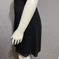 Laundry By Shelli Segal Black Halter Cut Out Fit N Flare Dress Sz-12